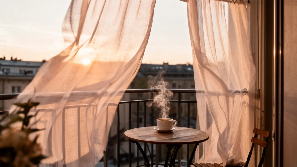 Karnisz na balkon bez wiercenia