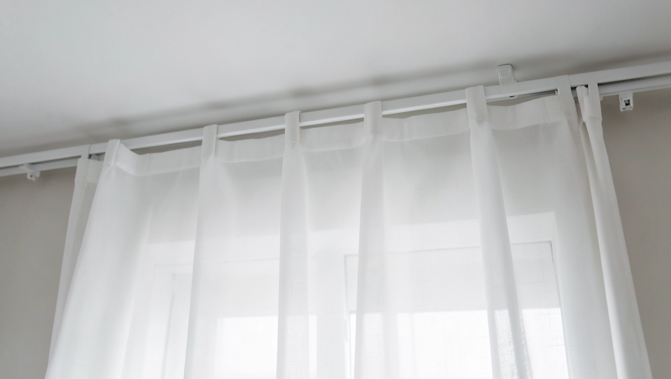 karnisz sufitowy z listwą maskującą