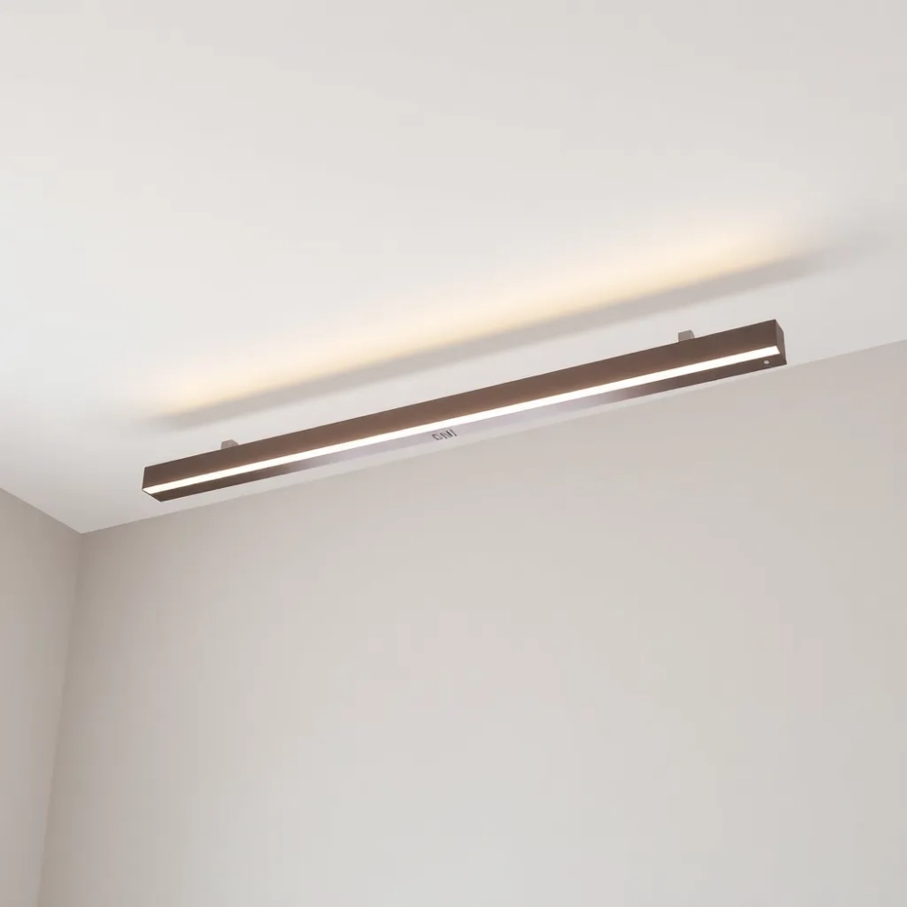 Karnisz sufitowy z maskownicą LED