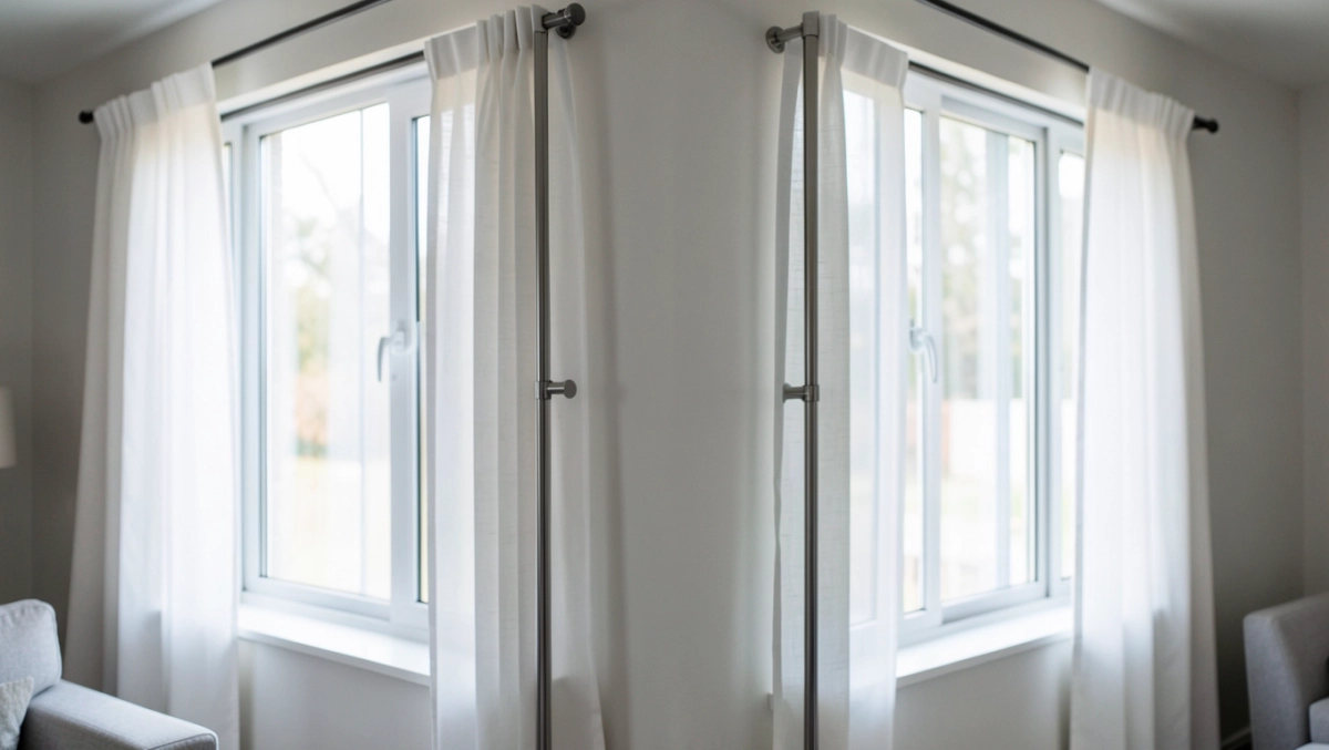 karnisze na okno narożne