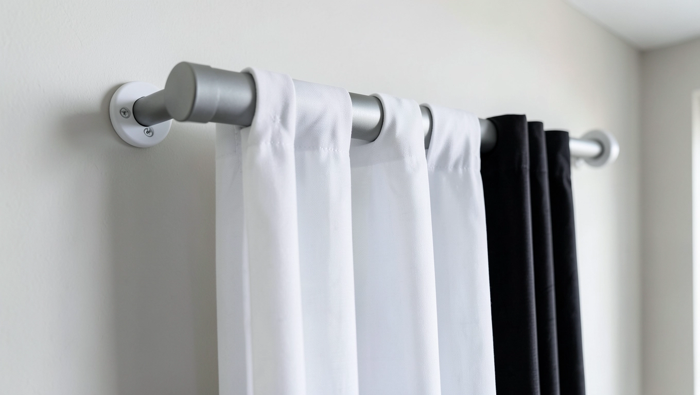 Karnisze rurowe podwójne ścienne