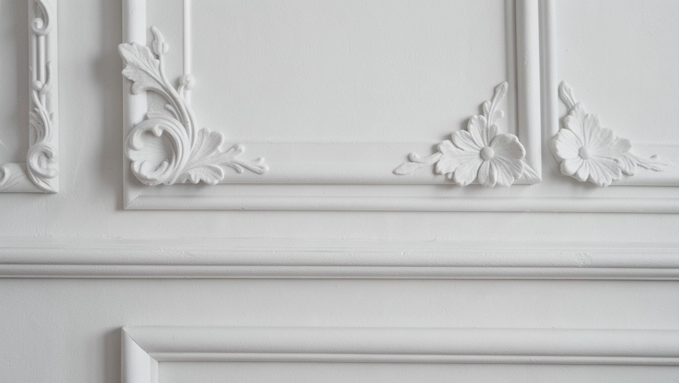 Klasyczne listwy dekoracyjne z ornamentami
