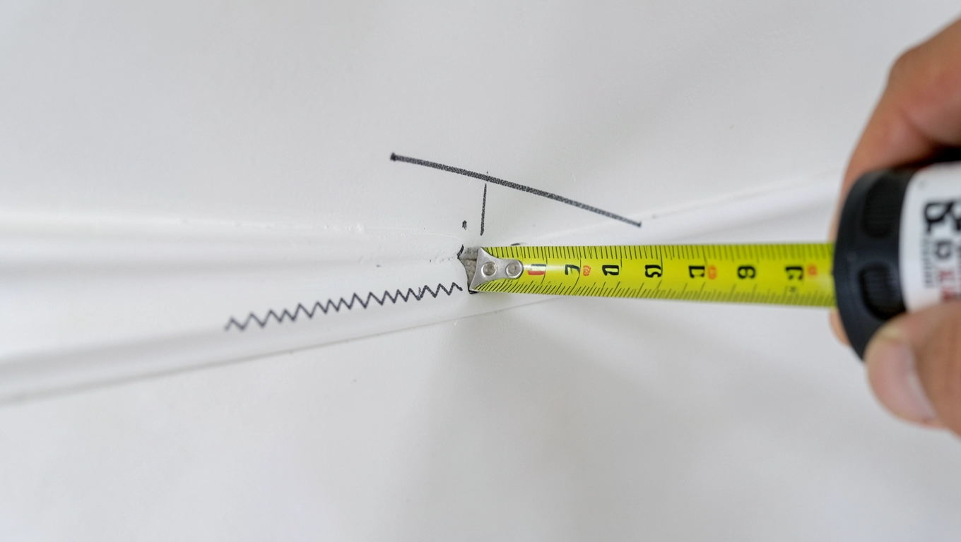 Klejenie listew sufitowych krok po kroku