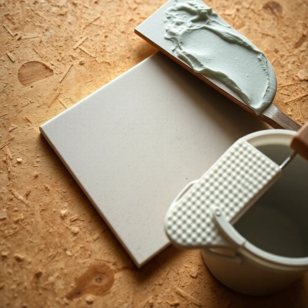 Klejenie płytek ceramicznych do płyty OSB