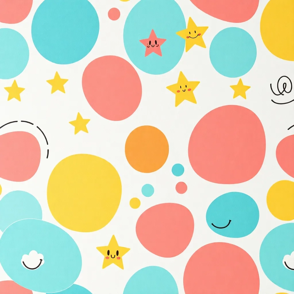 Kolorowa tapeta dla dzieci