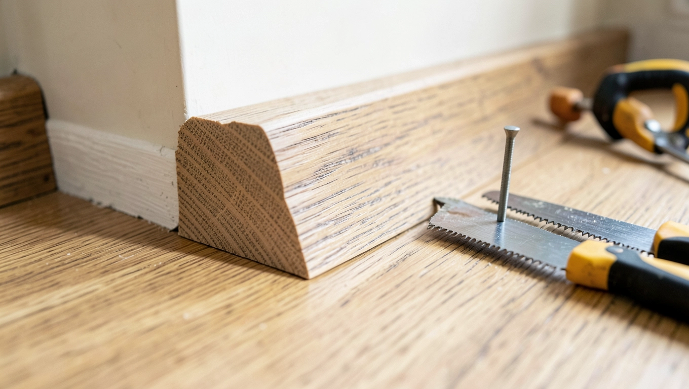 Koszt metra montażu listew przypodłogowych drewnianych