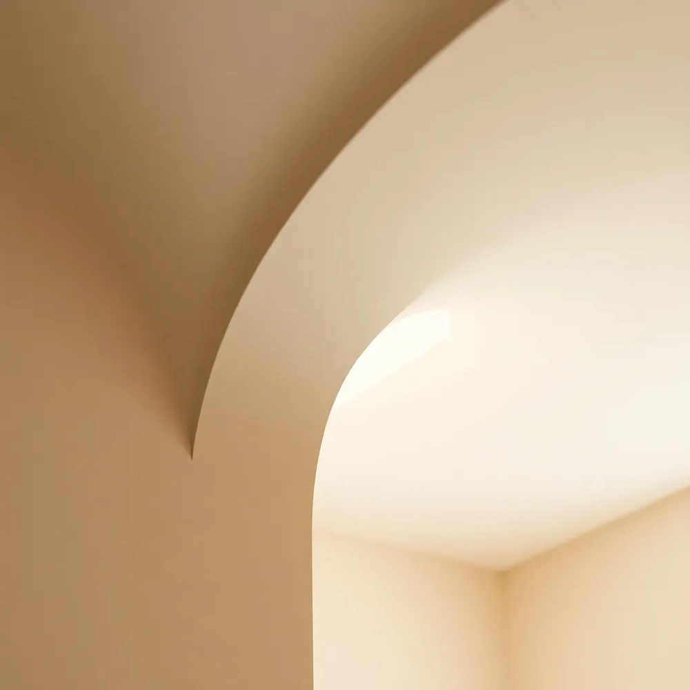 Łączenie ściany z sufitem na butelkę