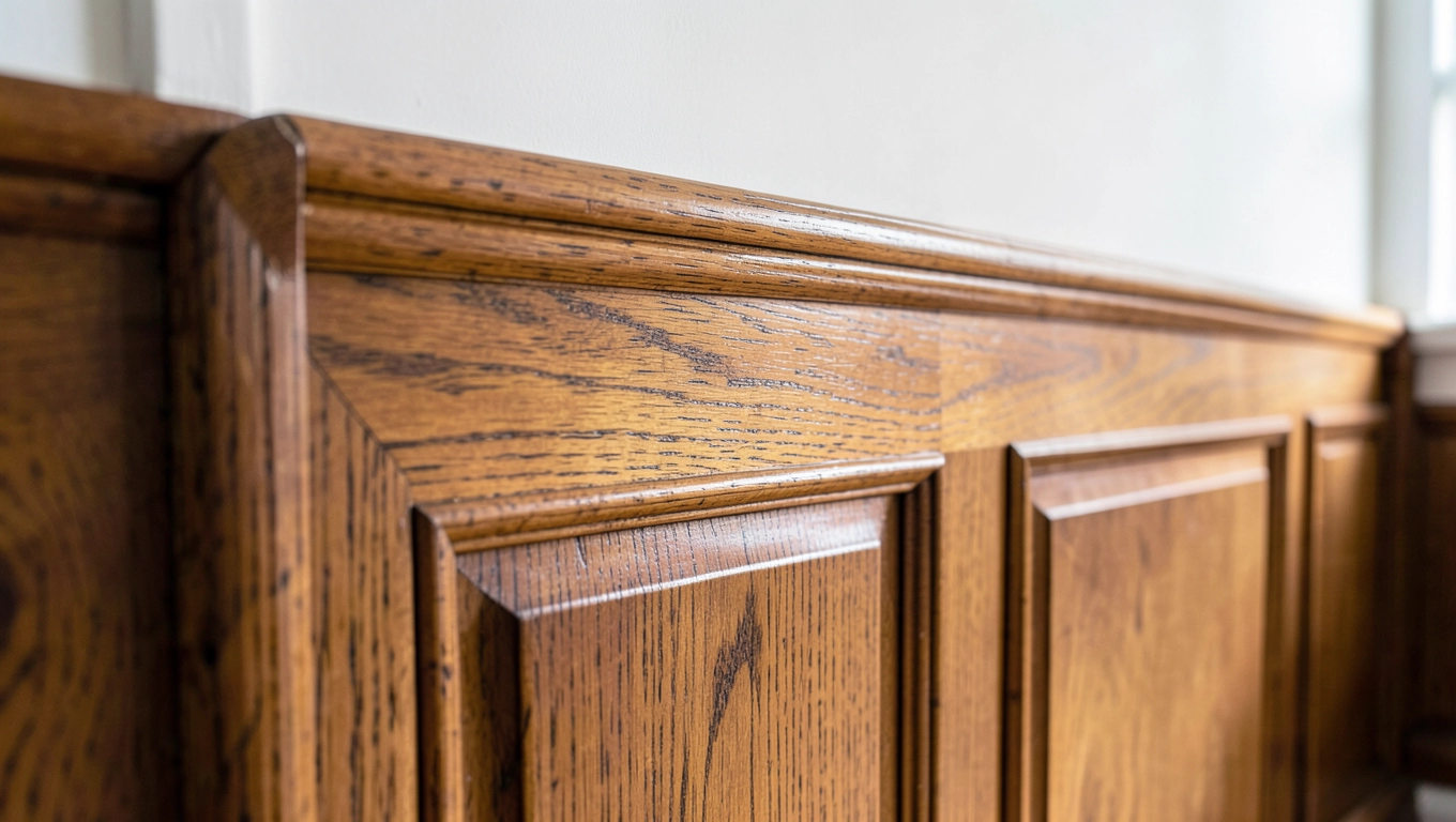 lamperia drewniana na ścianę