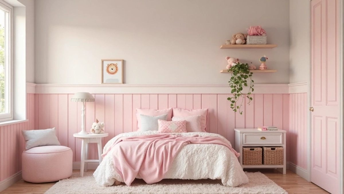 Lamperia w pokoju dziewczynki