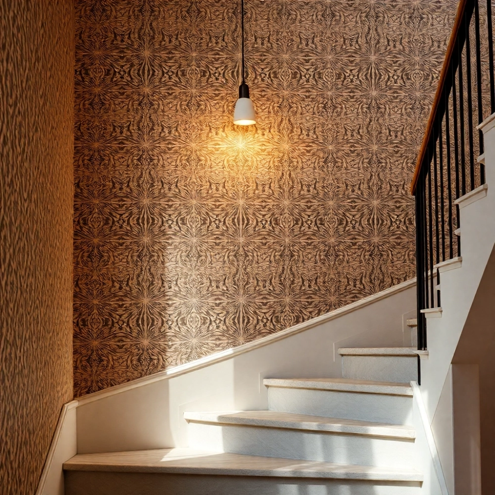 Lamperia Z Tapety Na Klatce Schodowej