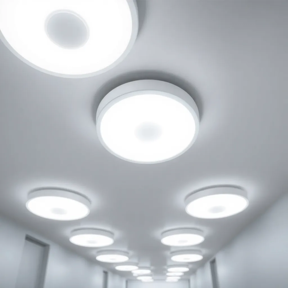 Lampy sufitowe z czujnikiem ruchu wewnętrzne