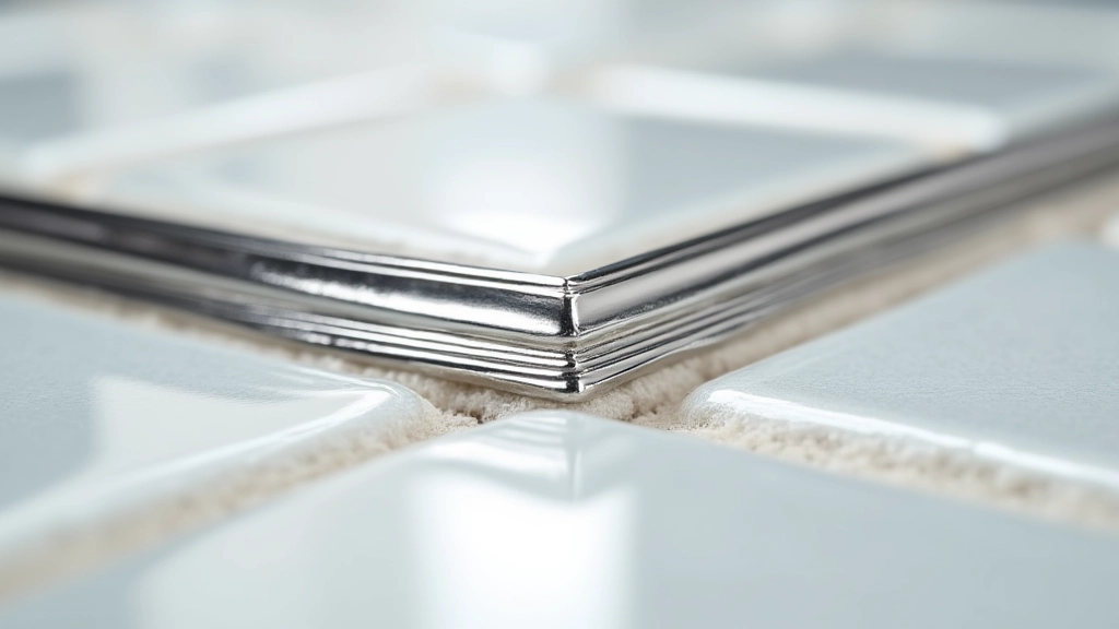 Listwa dekoracyjna do płytek chrom