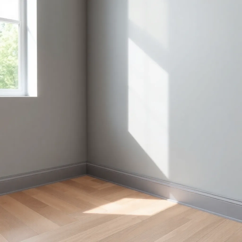 Listwy przypodłogowe w kolorze ściany