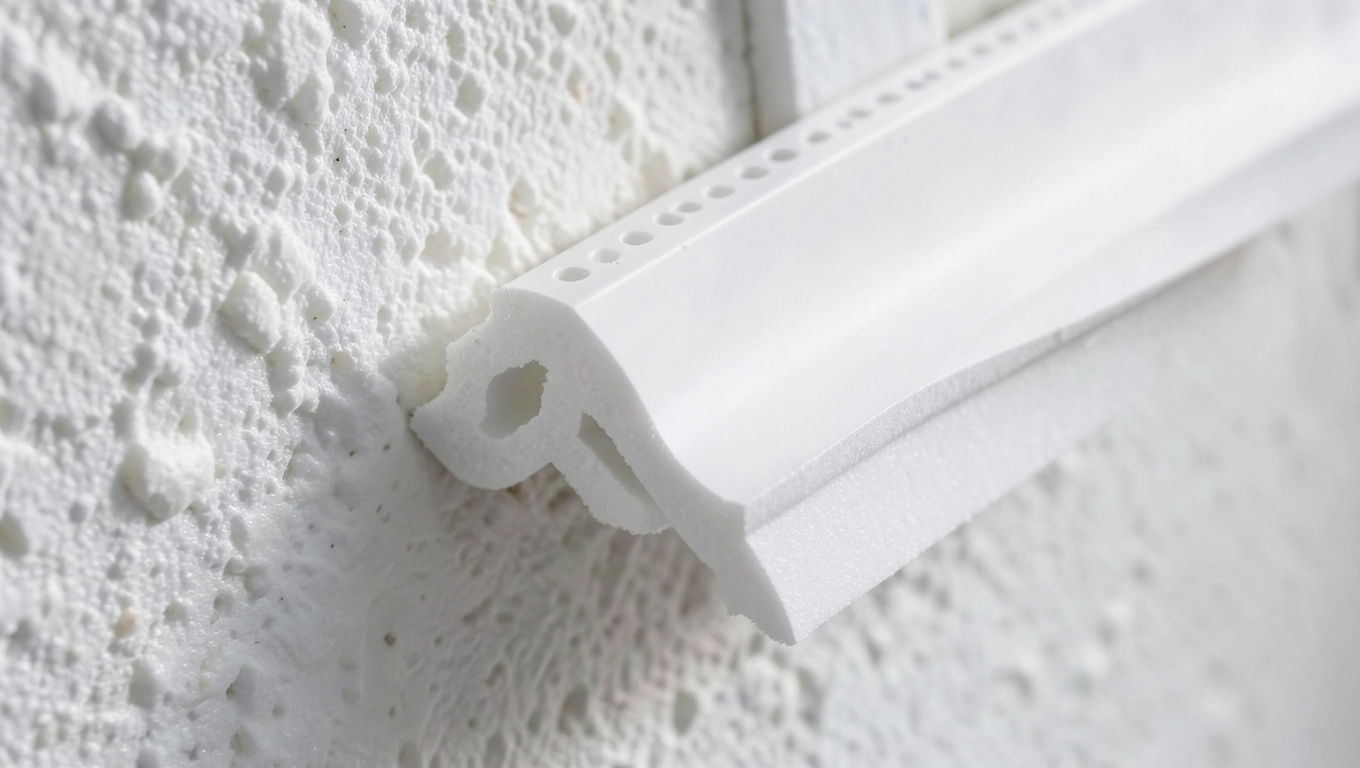 Listwy startowe PVC do tynkowania elewacji