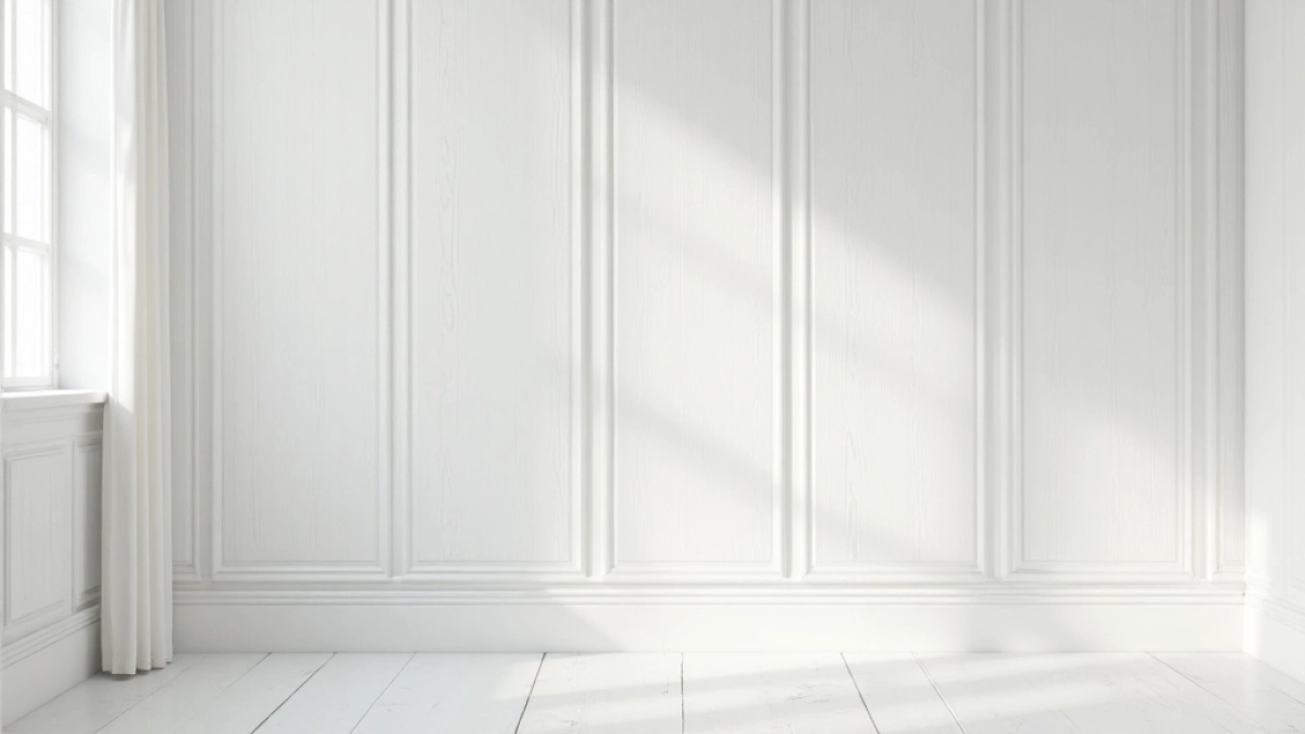 Malowanie boazerii na biało