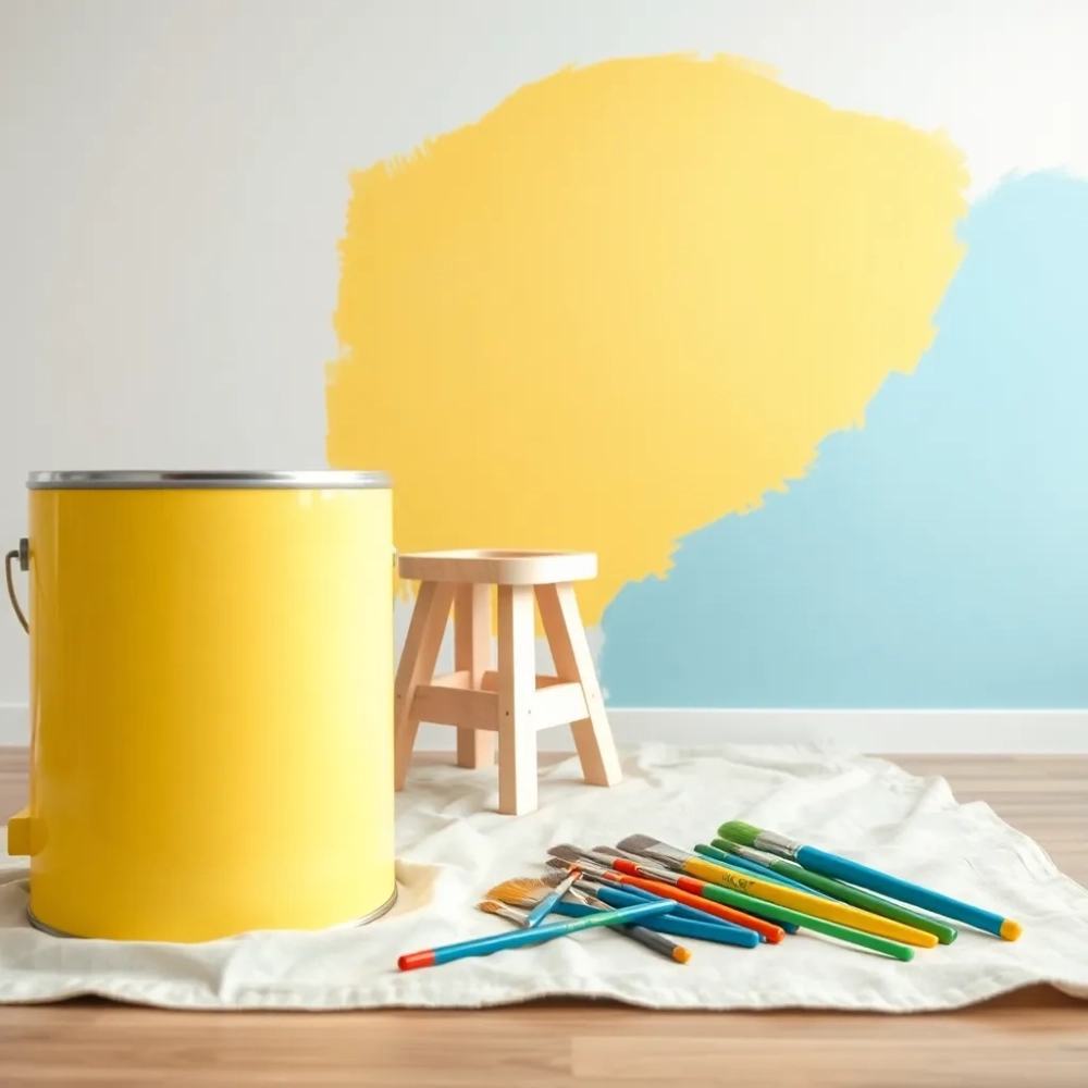 Malowanie ścian a dzieci