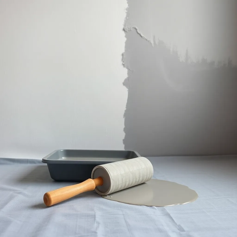 Malowanie tapety z włókna szklanego