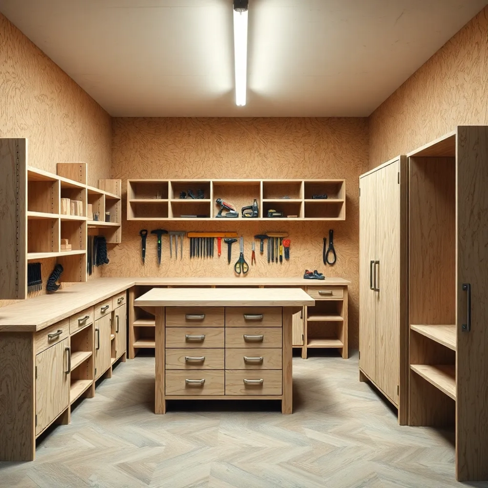 Meble warsztatowe z płyty OSB