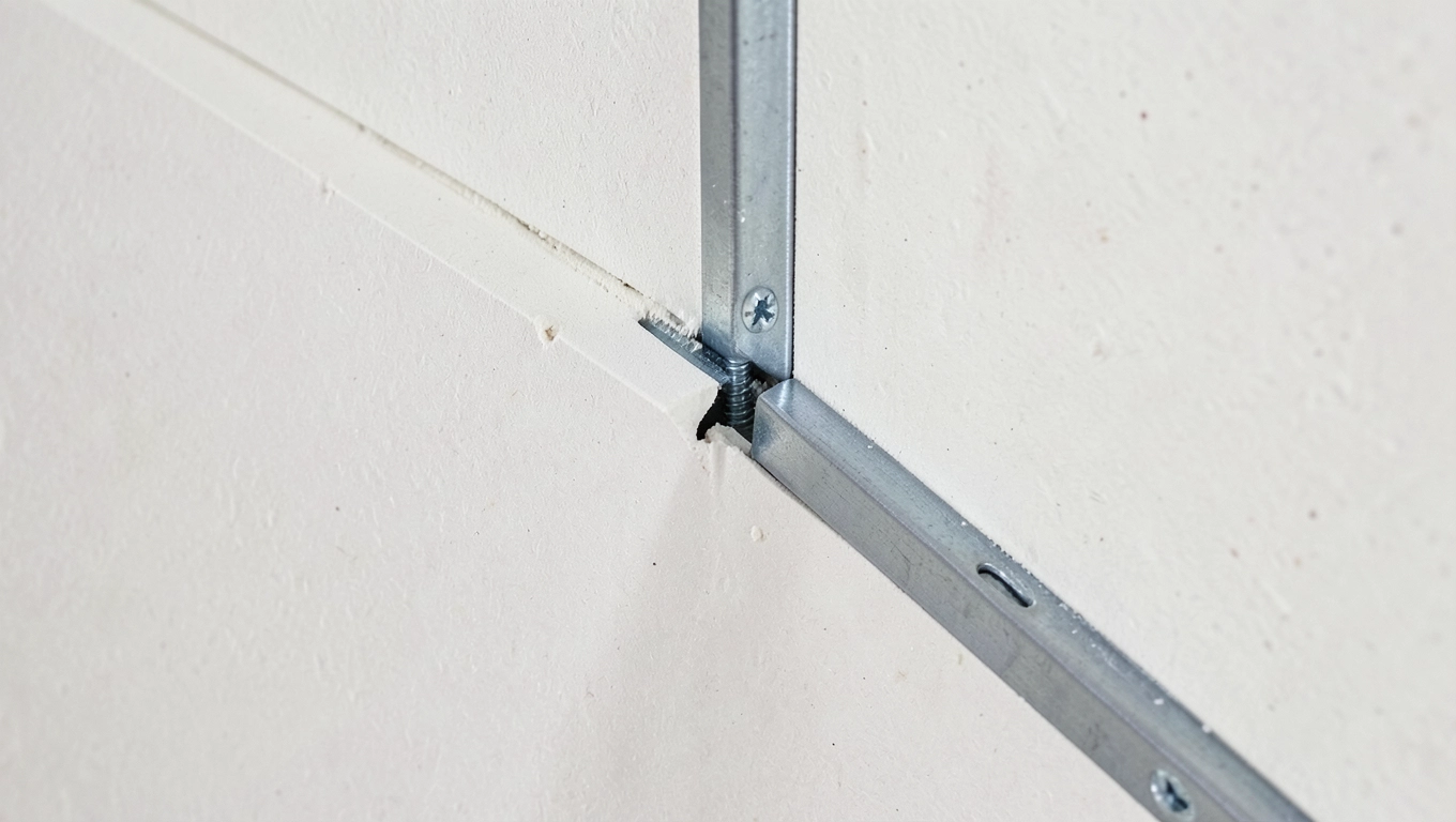 Mocowanie płyt KG na stelażu ścianki