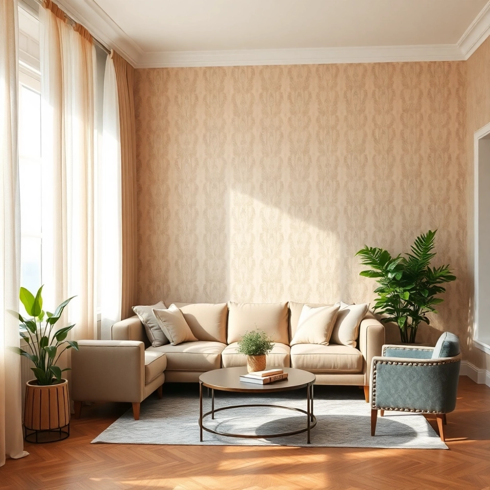 Modne tapety do salonu
