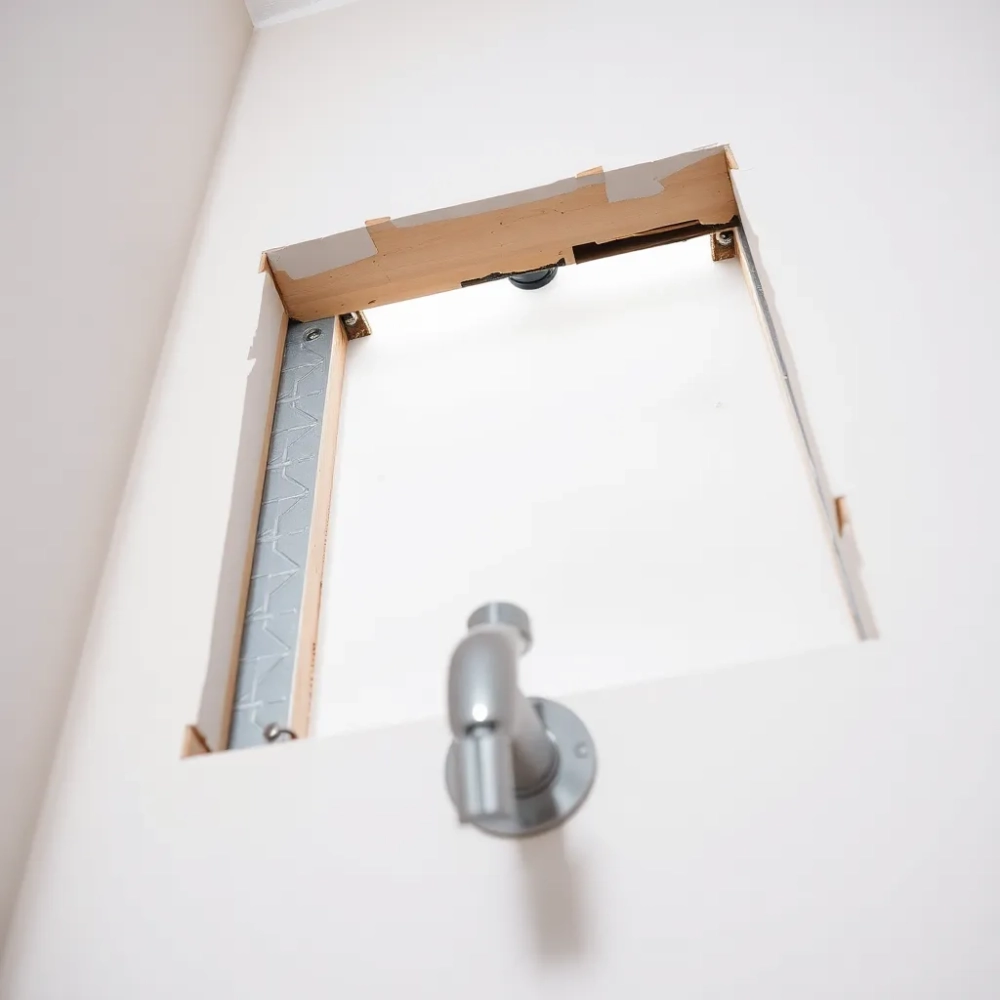 Montaż baterii prysznicowej w ścianie gk