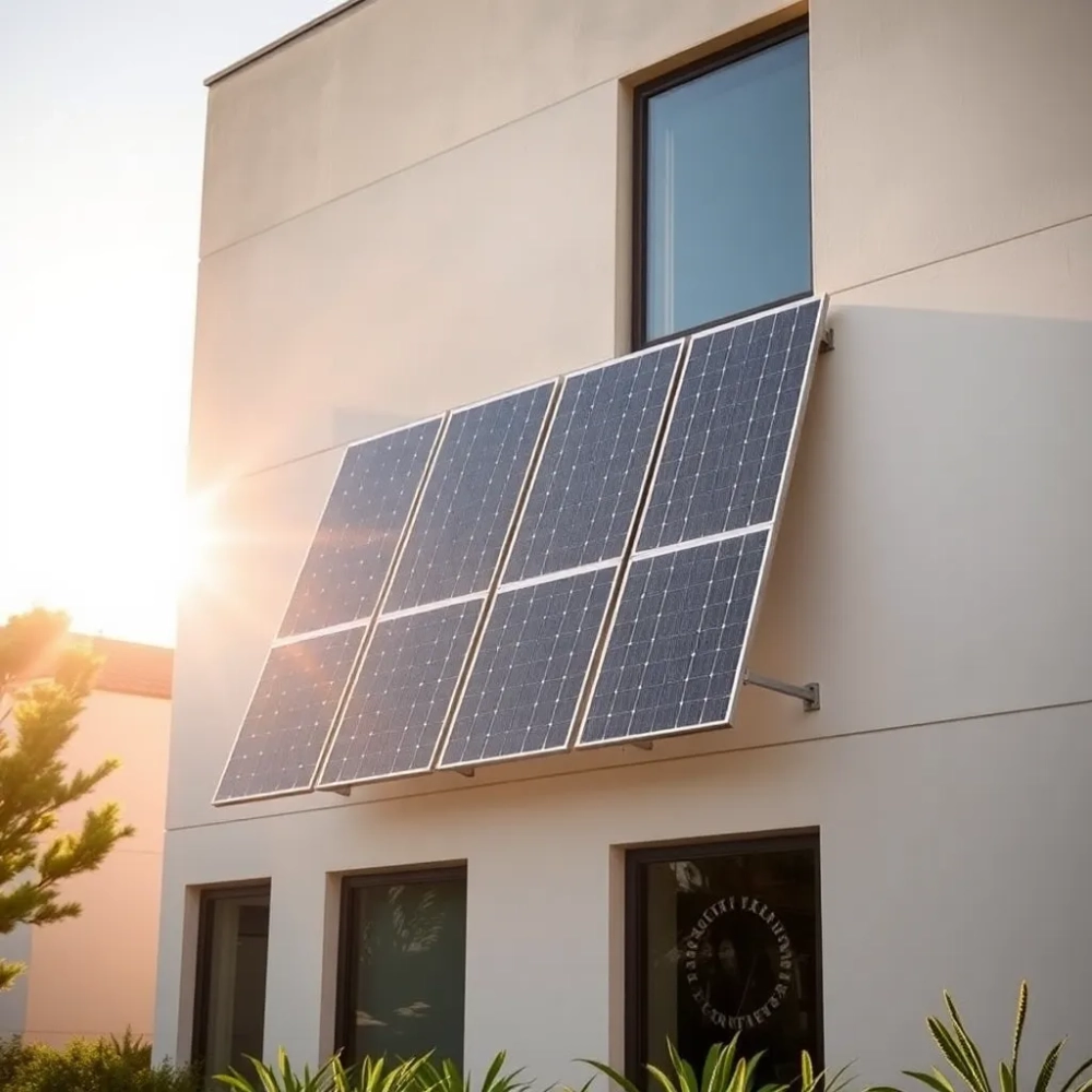 Montaż fotowoltaiki na ścianie