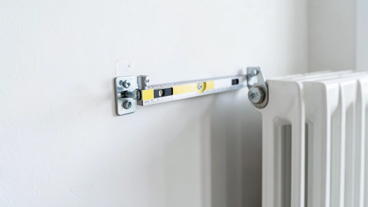 montaż grzejnika na ścianie