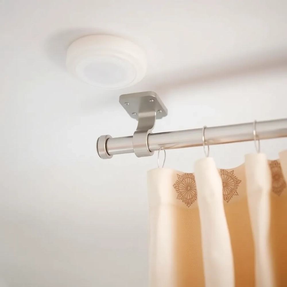 Montaż karnisza sufitowego szynowego