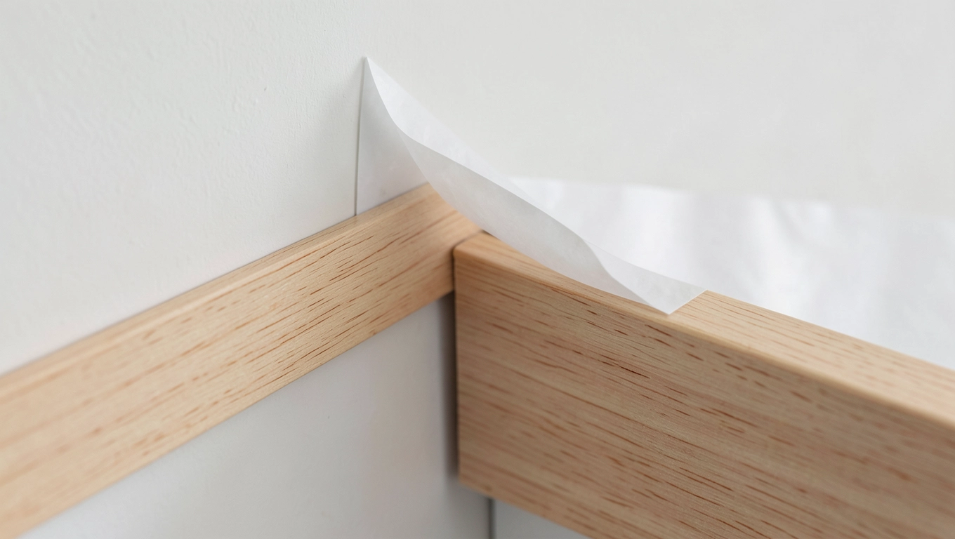 Montaż lamperii samoprzylepnej bez narzędzi