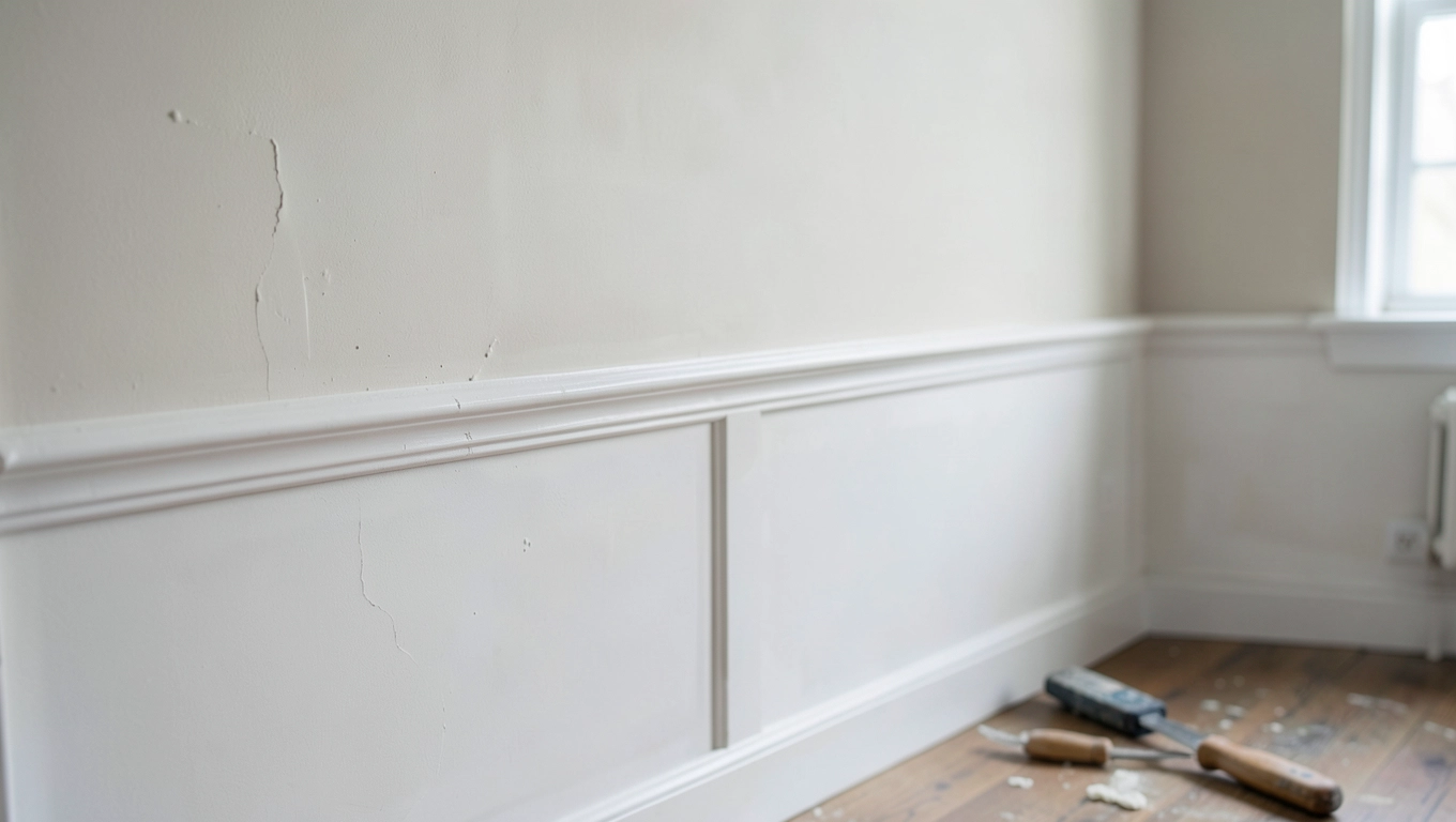 Montaż lamperii w salonie