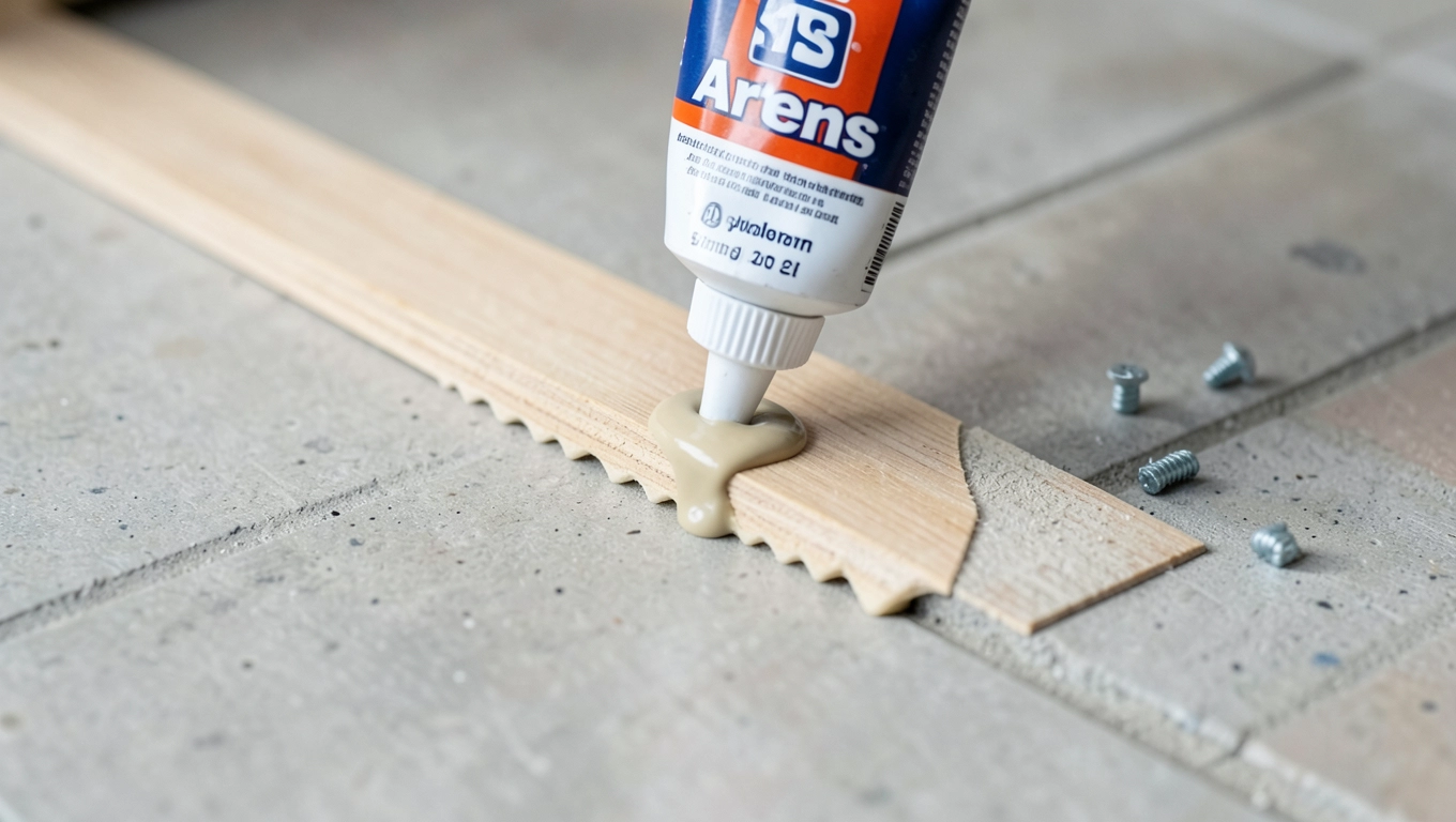 Montaż listew progowych Artens klejem lub wkrętami