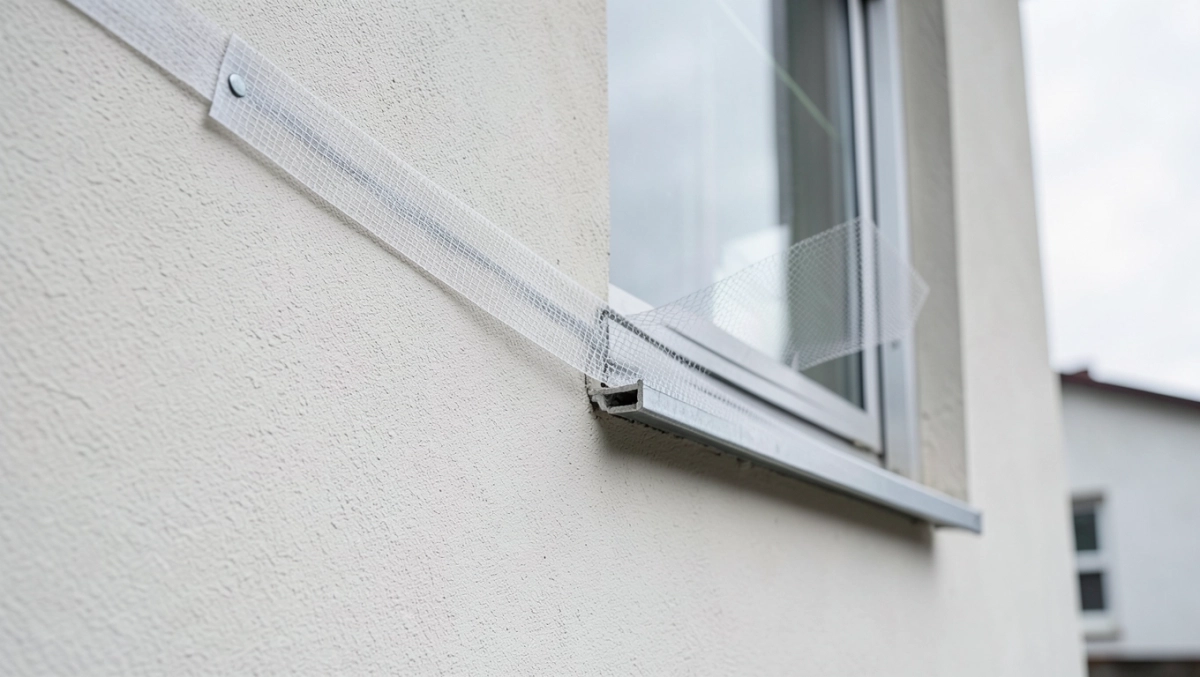 Montaż listwy dylatacyjnej na elewacji