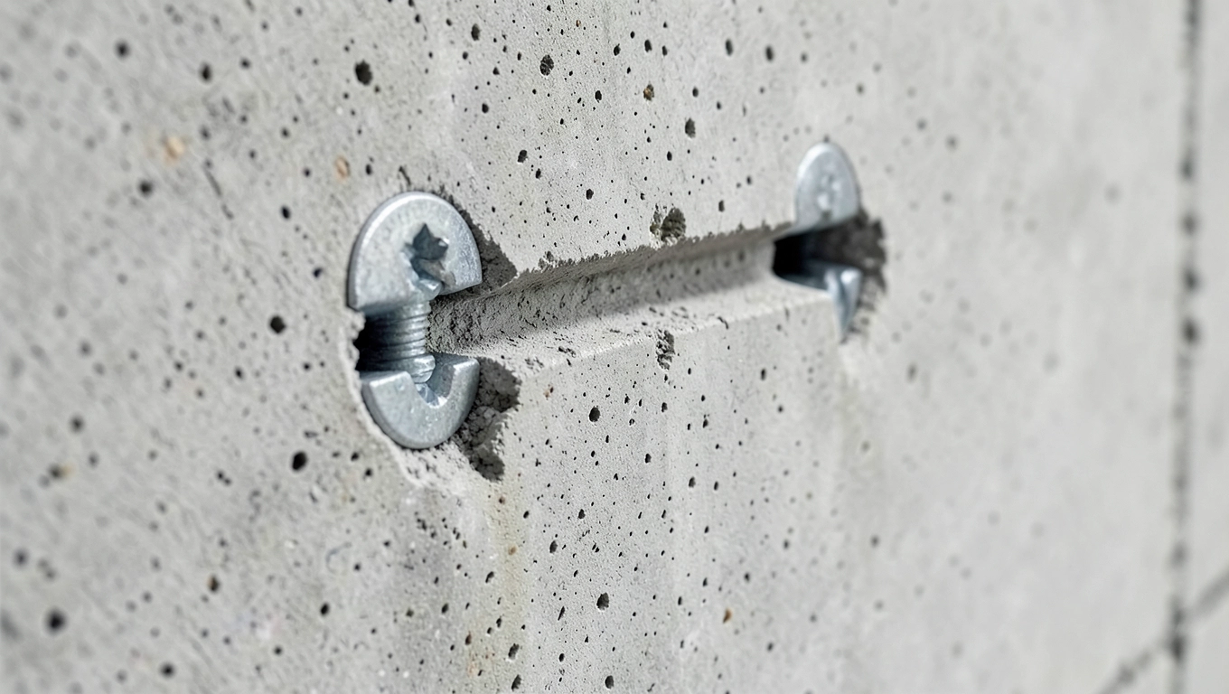 Montaż listwy dylatacyjnej na kołki rozporowe