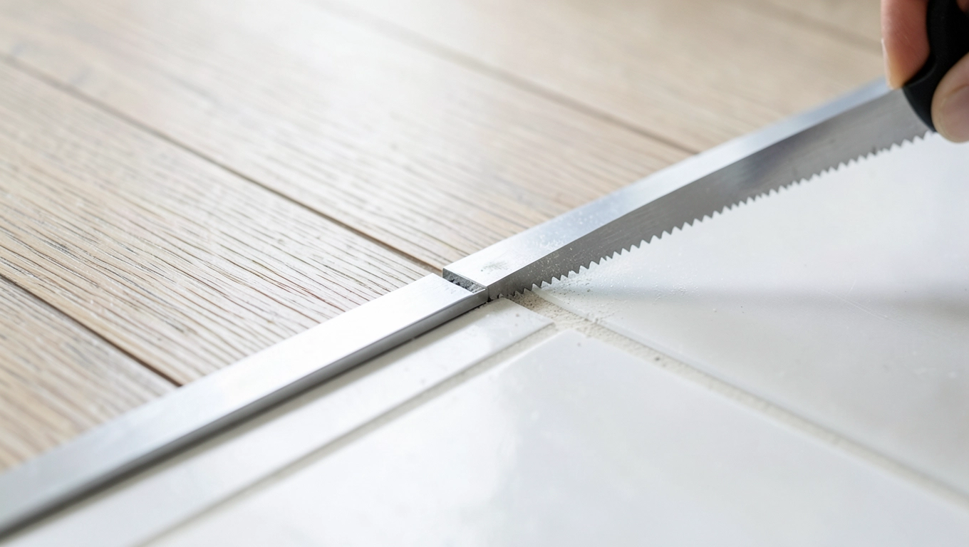 Montaż listwy łączeniowej panel płytka