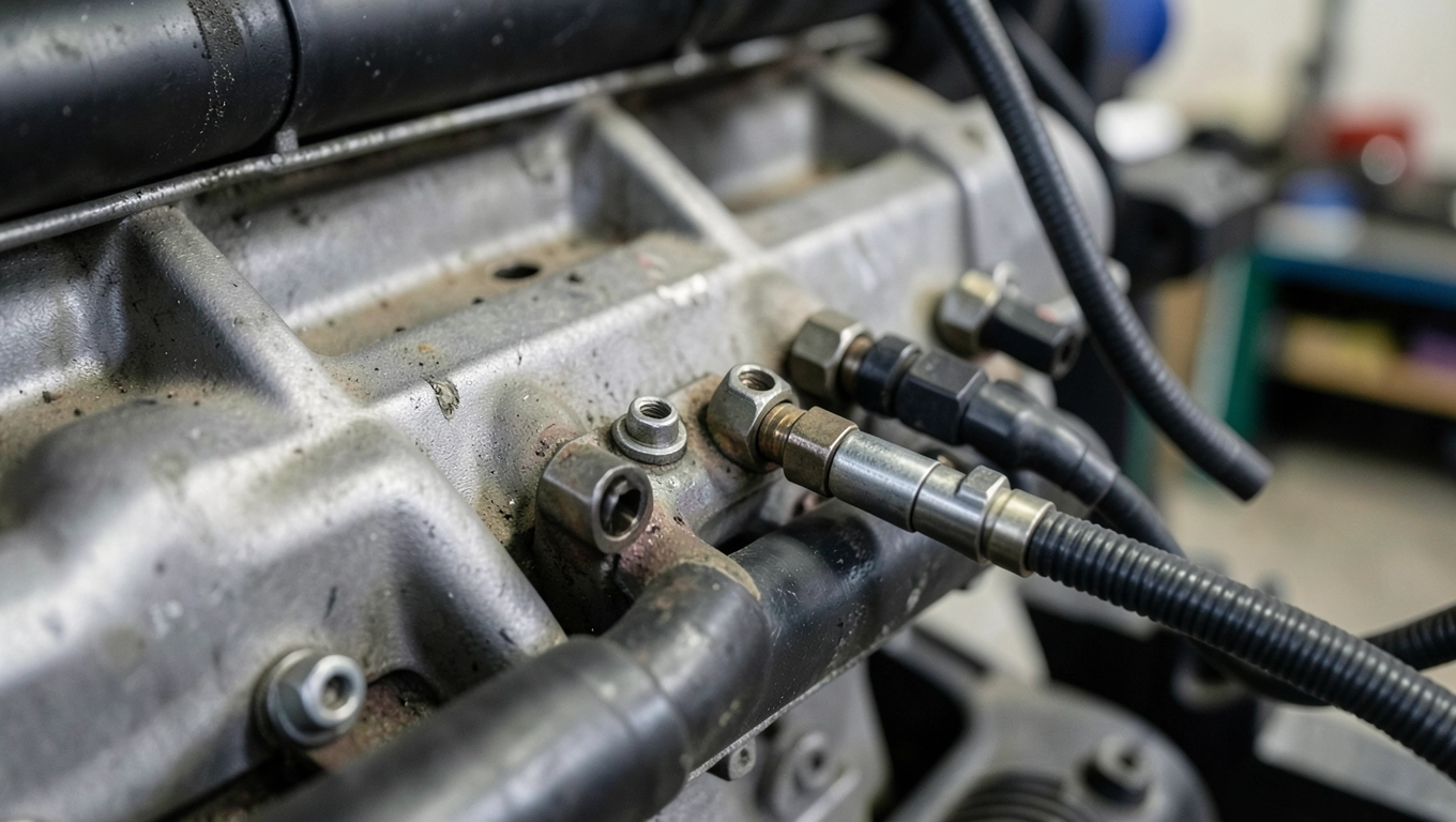 Montaż listwy wtryskowej BRC LPG