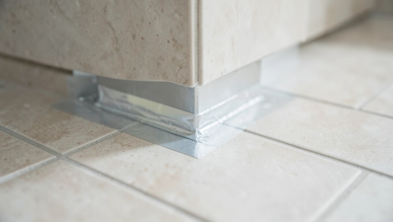 Montaż Mexen walk-in bezpośrednio na podłodze