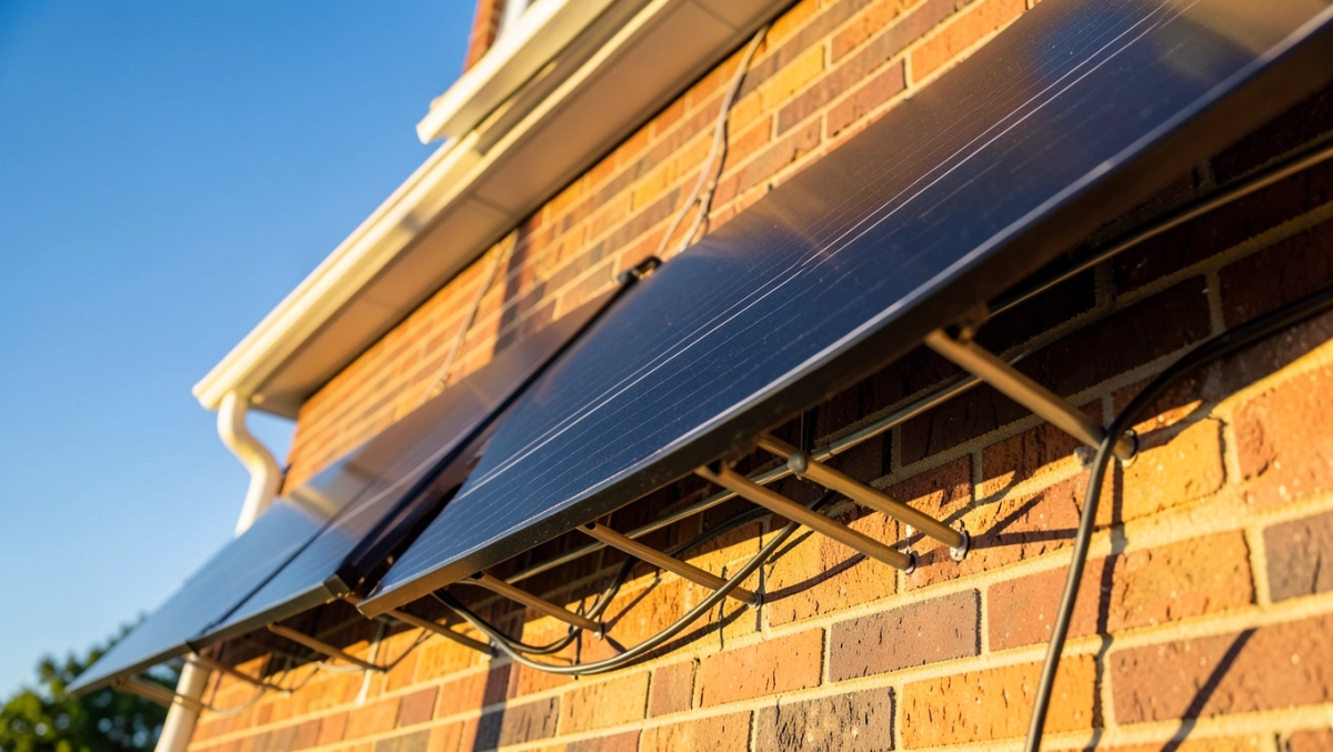 Montaż paneli PV na ścianie