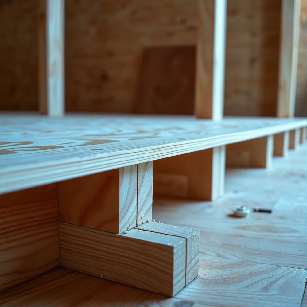 Montaż płyt OSB na legarach