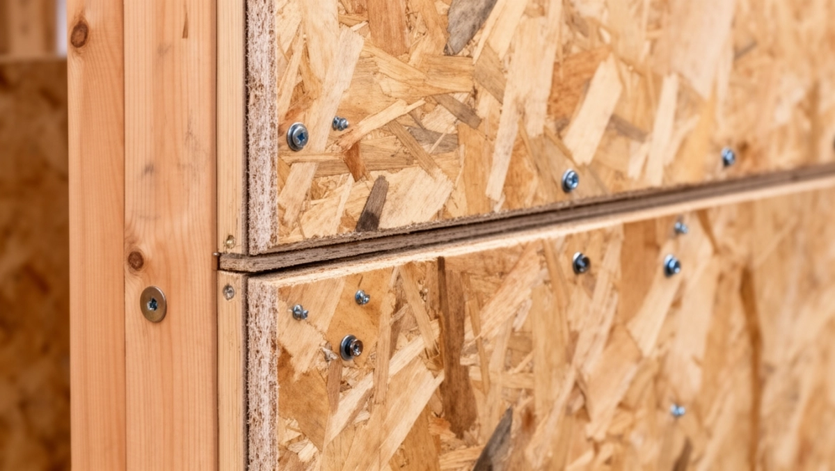 Montaż płyt OSB na ścianie