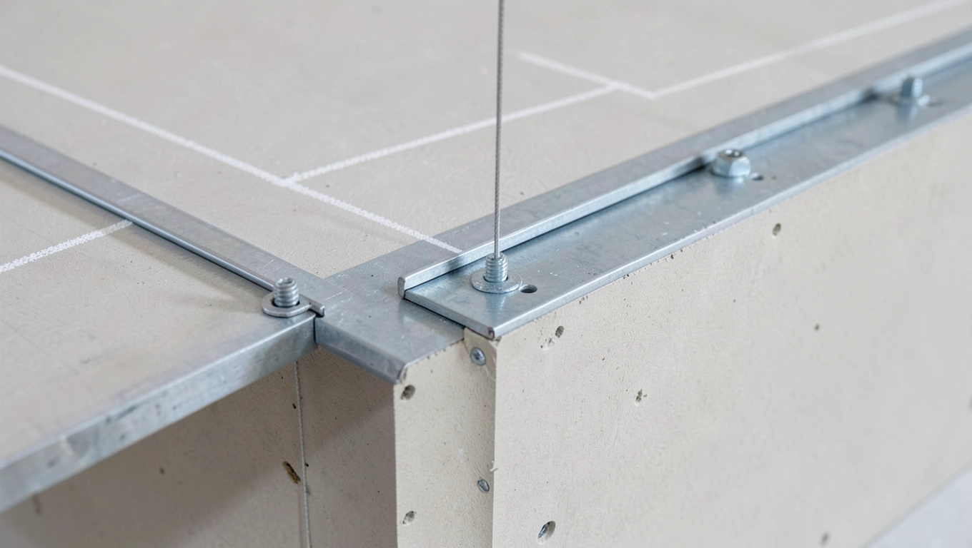 Montaż profili stalowych pod ściankę działową