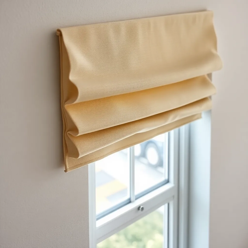 Montaż rolety rzymskiej do ściany