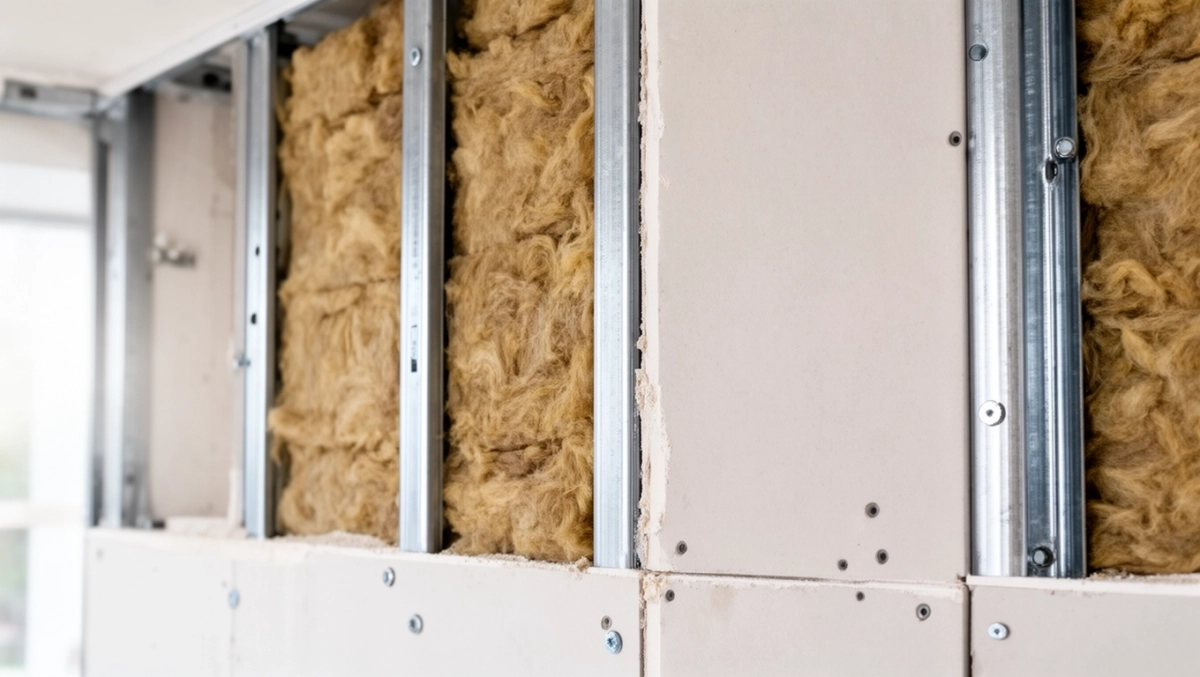 montaż ścianki działowej z płyt gipsowych