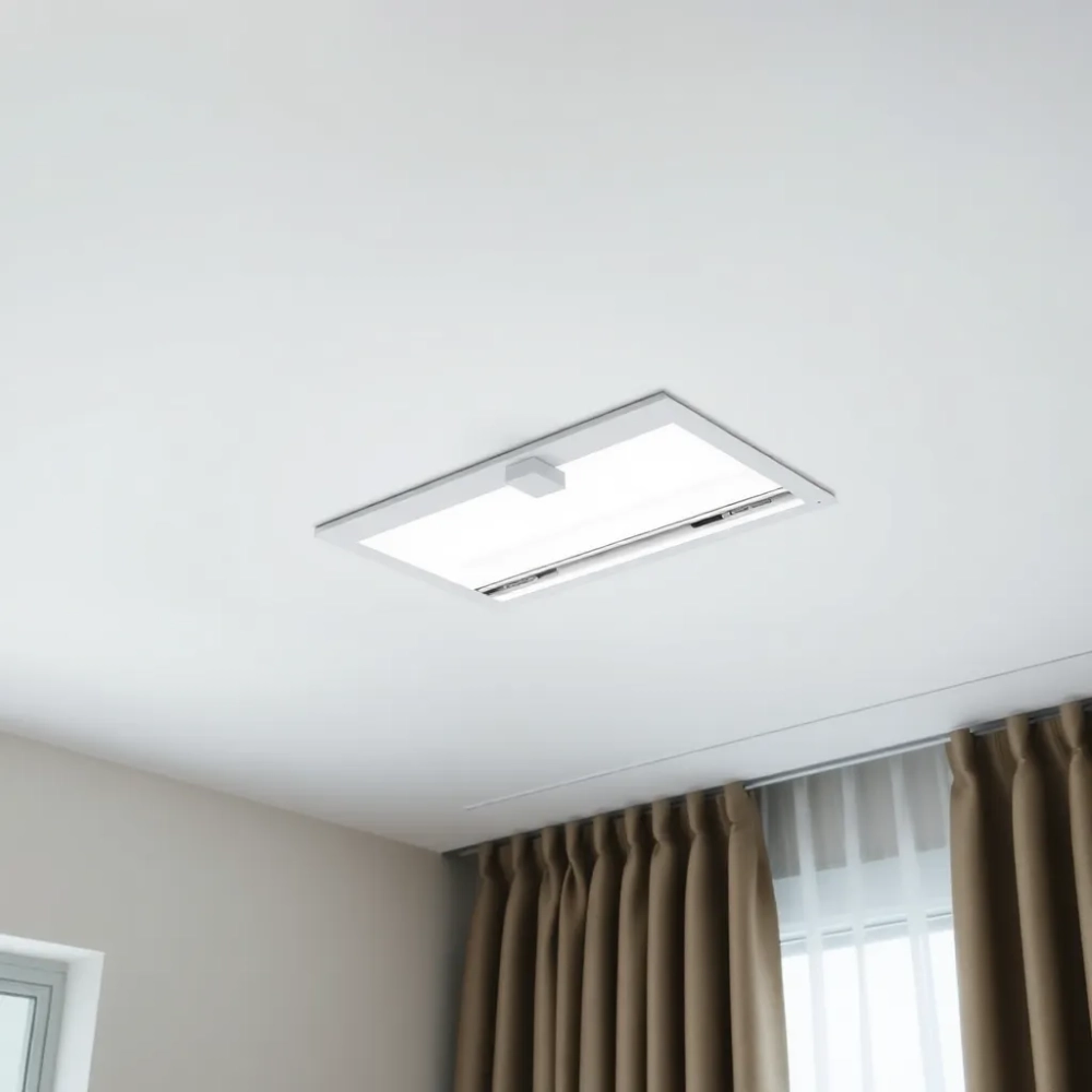 Montaż szyny sufitowe z maskownicą