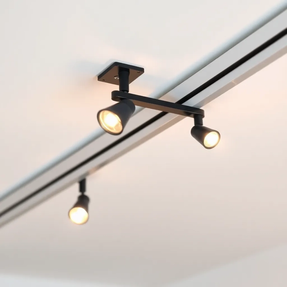 Montaż szyny sufitowej oświetlenie