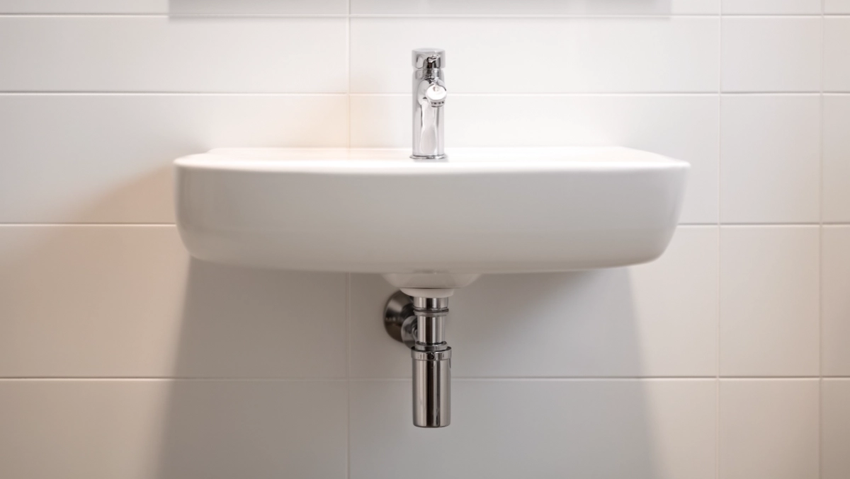 montaż umywalki do ściany