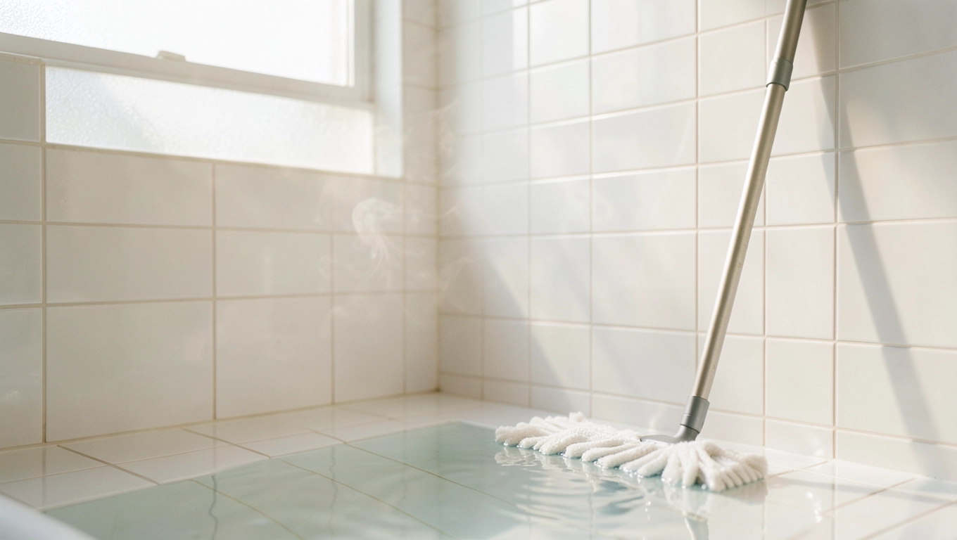 mop do mycia ścian w łazience