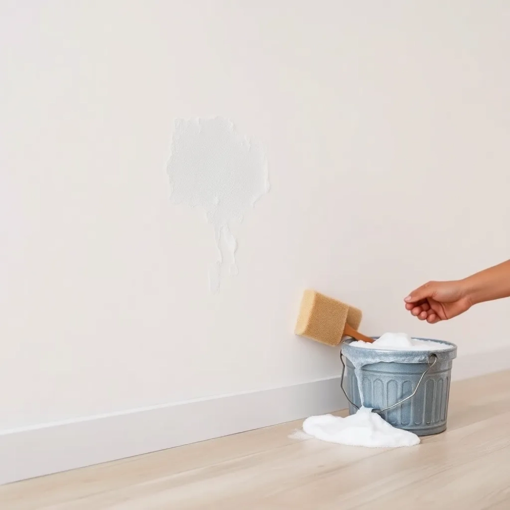 Mycie ścian przed malowaniem płynem do naczyń