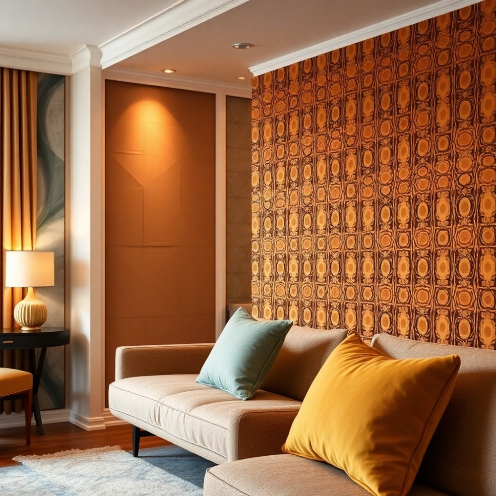 Najmodniejsze tapety do salonu