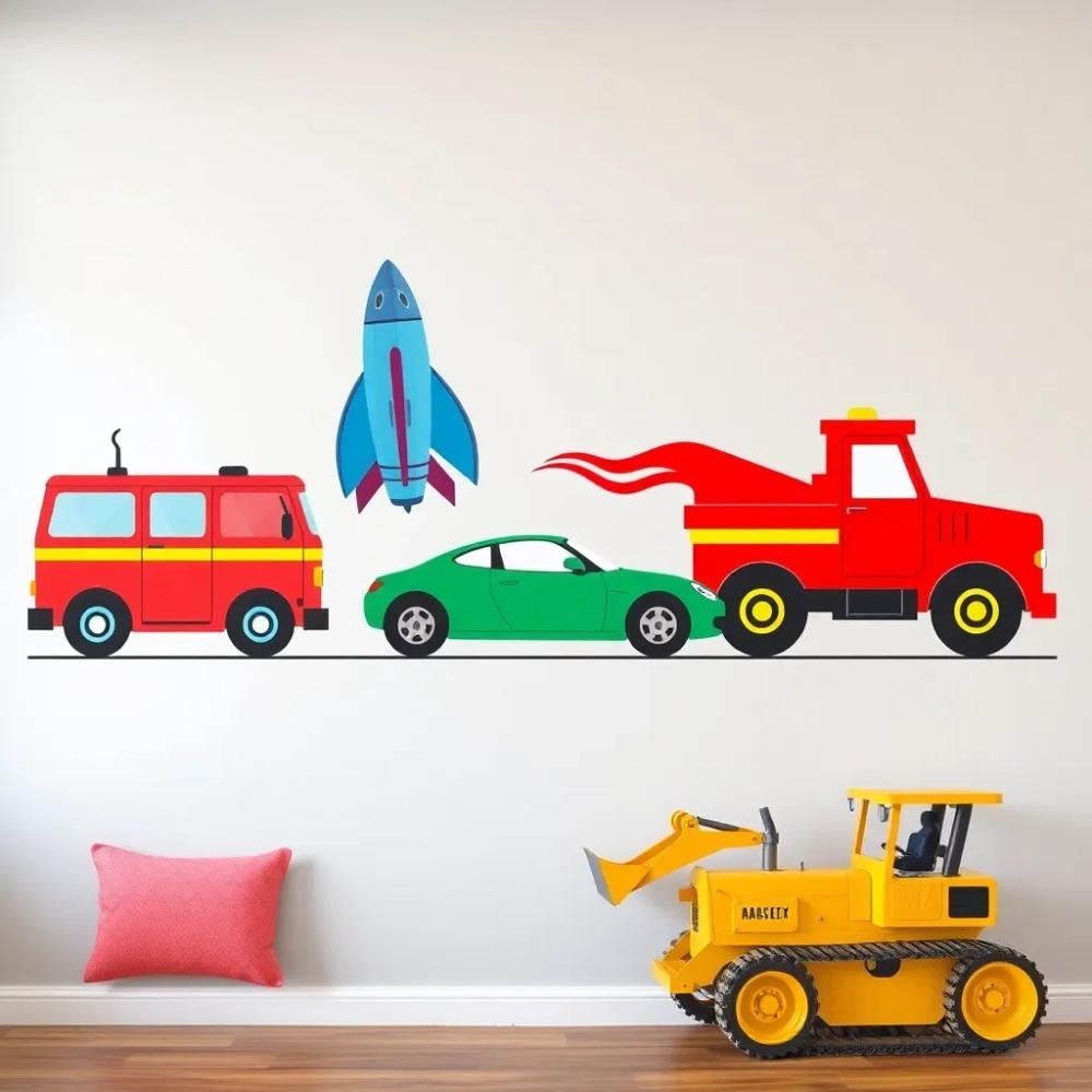 Naklejki na ścianę dla chłopca 7 lat