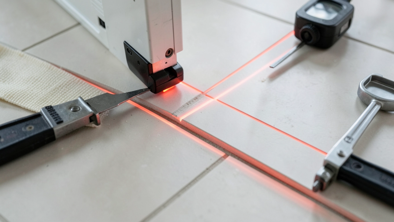 Narzędzia do łączenia płytek z panelami bez listwy